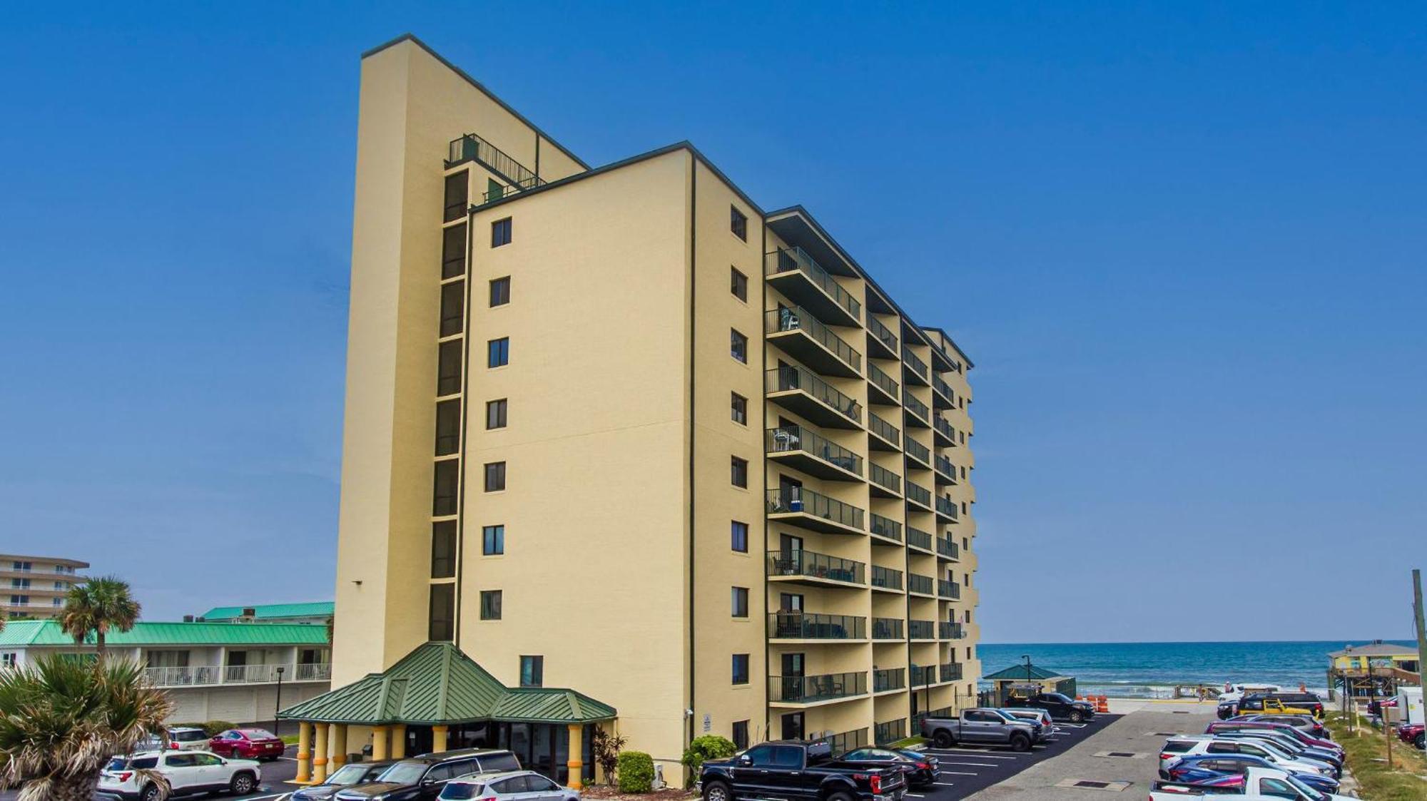 Ocean Views From Your Private Balcony! Sunglow Resort 606 By Brightwild Daytona Beach Shores Exterior photo
