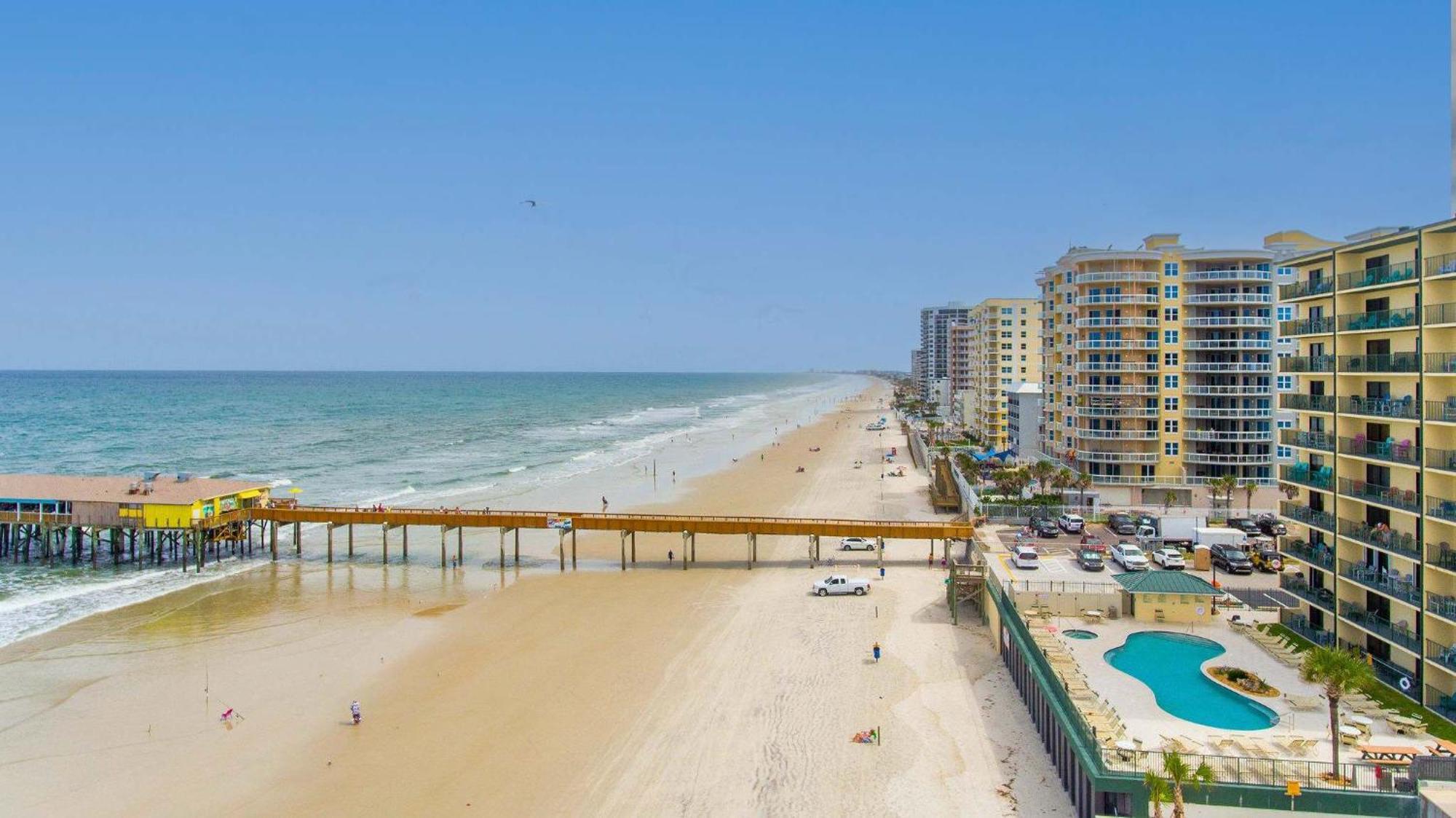Ocean Views From Your Private Balcony! Sunglow Resort 606 By Brightwild Daytona Beach Shores Exterior photo