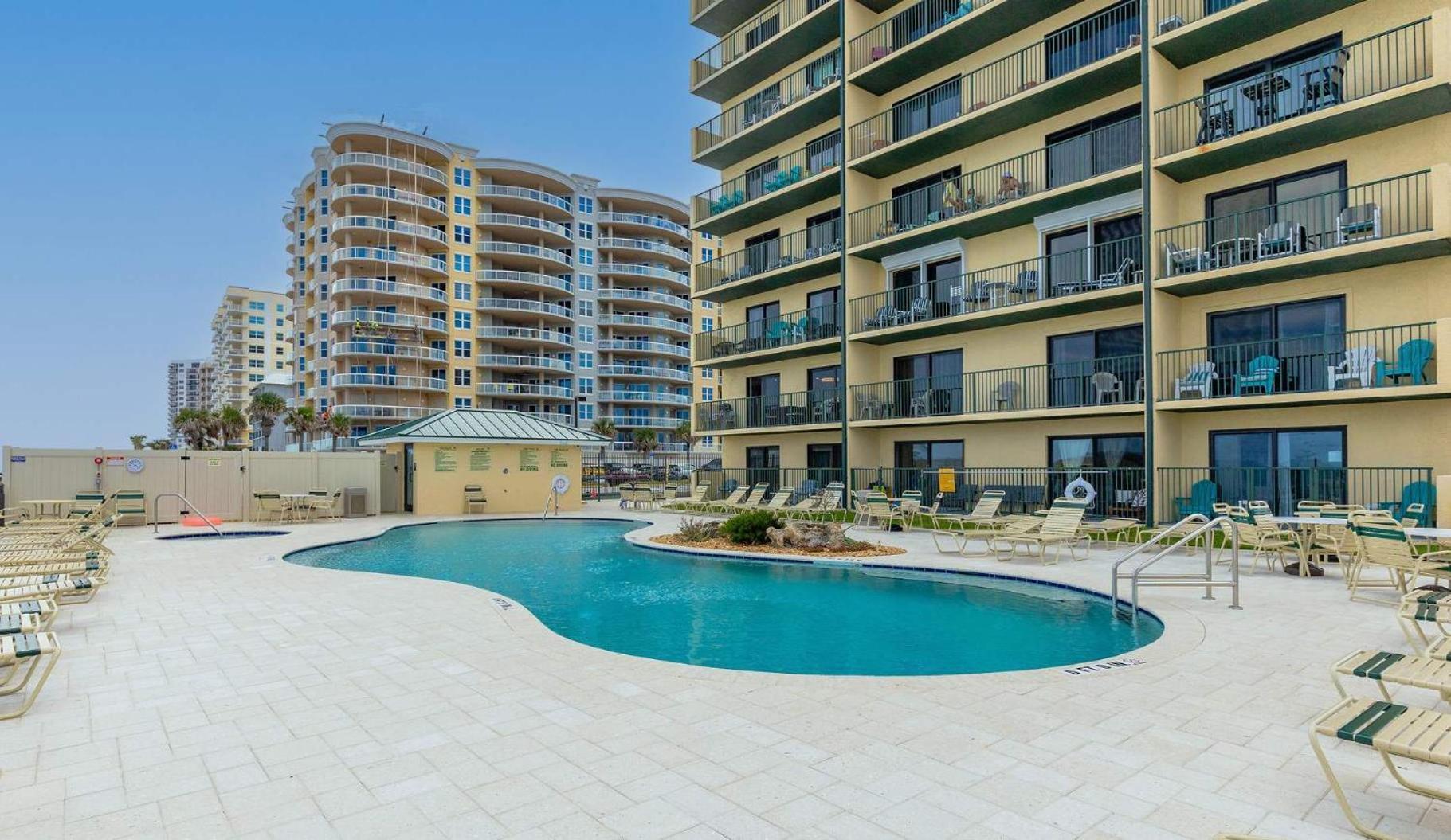 Ocean Views From Your Private Balcony! Sunglow Resort 606 By Brightwild Daytona Beach Shores Exterior photo