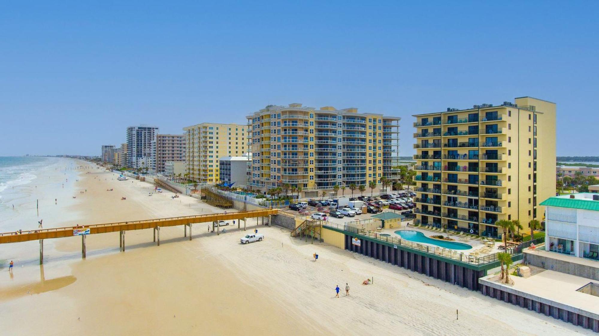 Ocean Views From Your Private Balcony! Sunglow Resort 606 By Brightwild Daytona Beach Shores Exterior photo